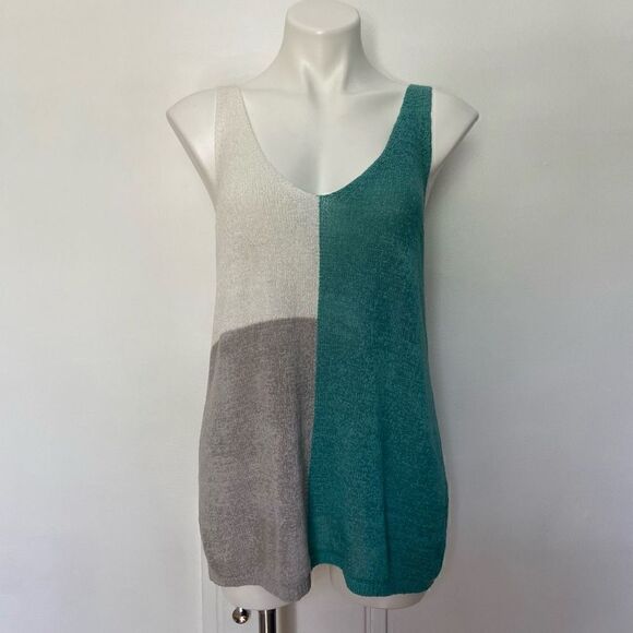 Color block knit tank top - Picture 6 of 6
